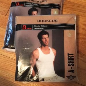 Dockers Athletic T-shirts Large L New tanks